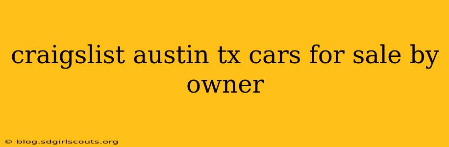 craigslist austin tx cars for sale by owner