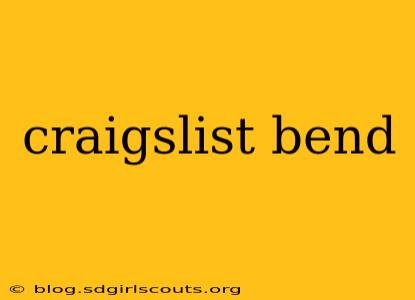 craigslist bend