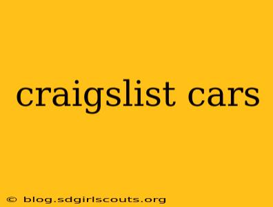 craigslist cars