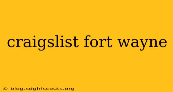 craigslist fort wayne