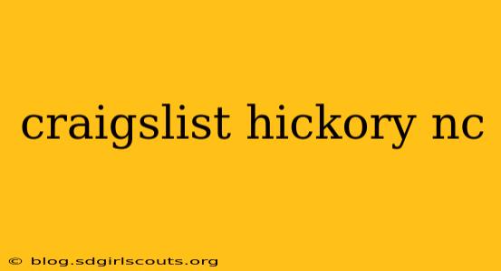 craigslist hickory nc