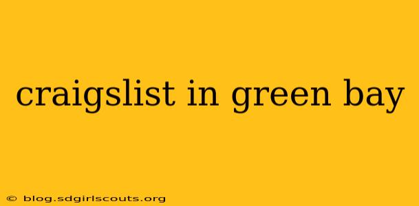 craigslist in green bay