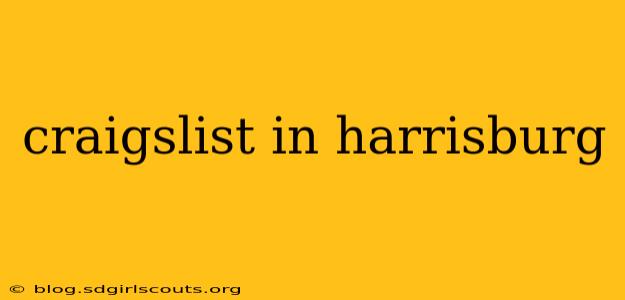 craigslist in harrisburg