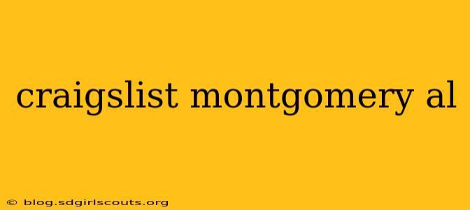 craigslist montgomery al