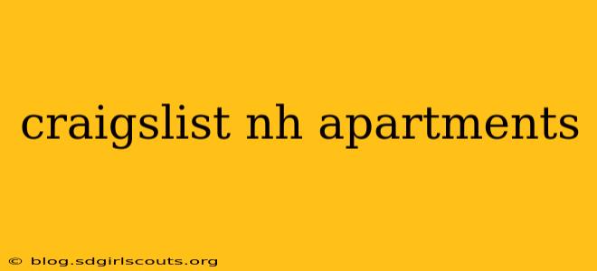 craigslist nh apartments