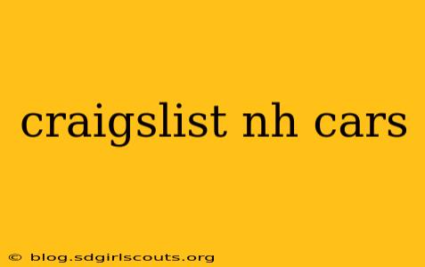 craigslist nh cars