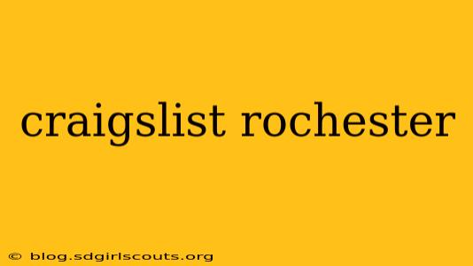 craigslist rochester