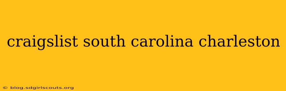 craigslist south carolina charleston