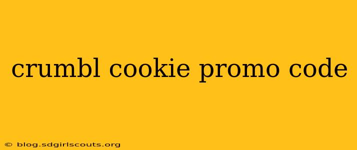 crumbl cookie promo code