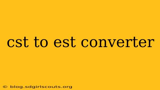 cst to est converter