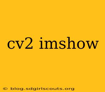 cv2 imshow
