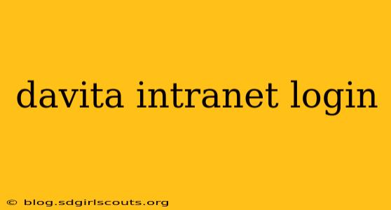 davita intranet login
