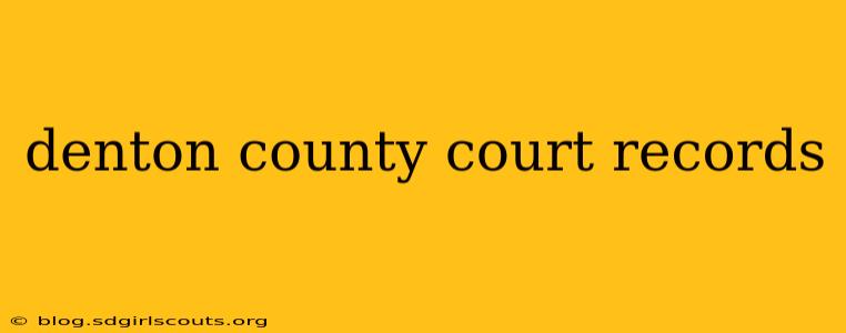 denton county court records
