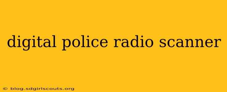 digital police radio scanner