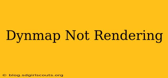 Dynmap Not Rendering