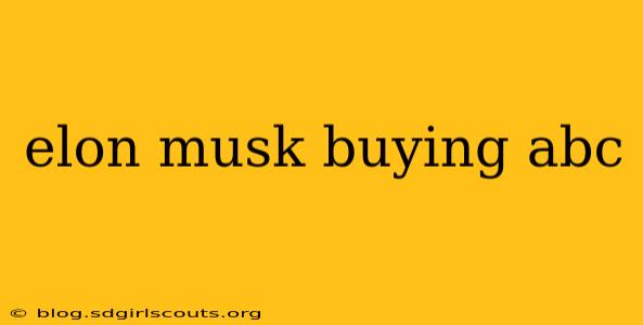 elon musk buying abc