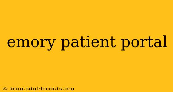 emory patient portal