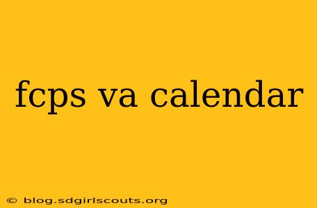 fcps va calendar
