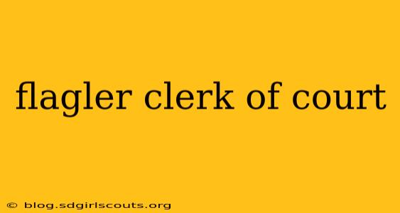 flagler clerk of court