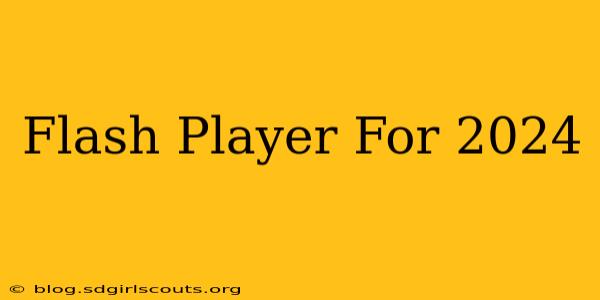 Flash Player For 2024