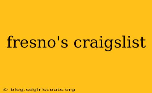 fresno's craigslist