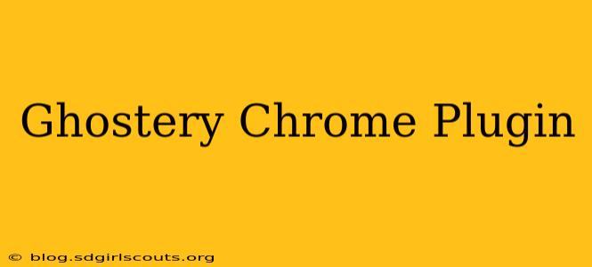 Ghostery Chrome Plugin