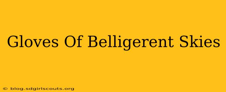 Gloves Of Belligerent Skies