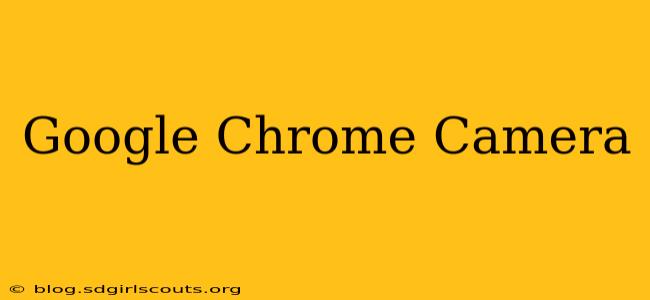 Google Chrome Camera