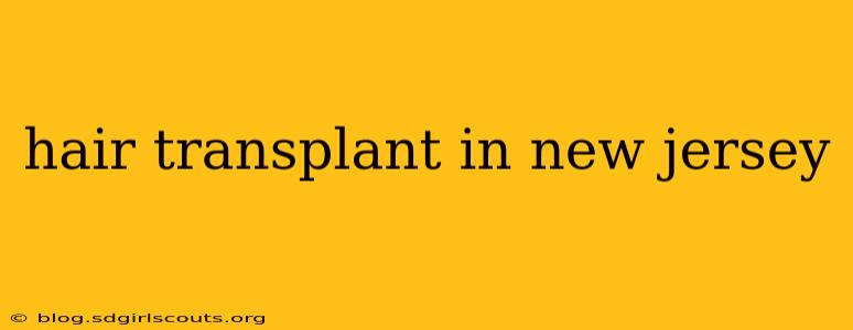 hair transplant in new jersey