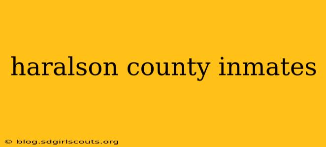 haralson county inmates