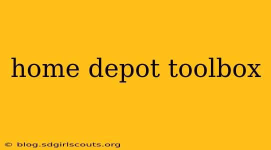 home depot toolbox