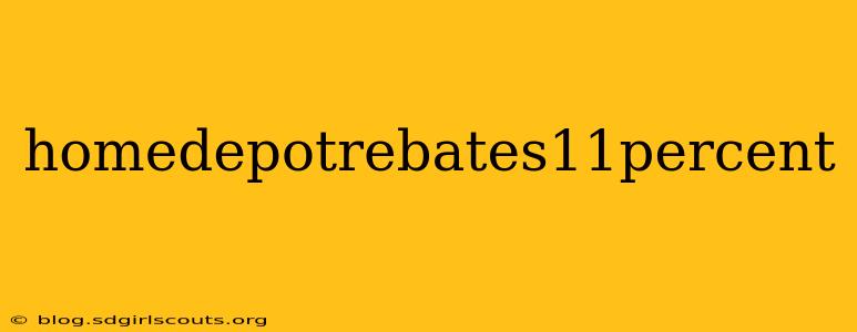 homedepotrebates11percent