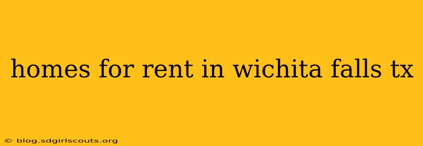 homes for rent in wichita falls tx