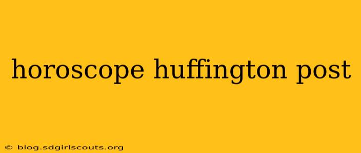 horoscope huffington post
