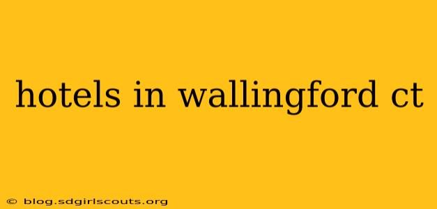 hotels in wallingford ct