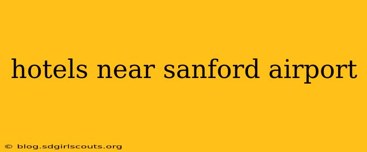 hotels near sanford airport