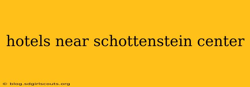 hotels near schottenstein center