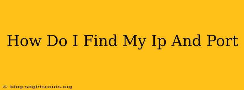 How Do I Find My Ip And Port