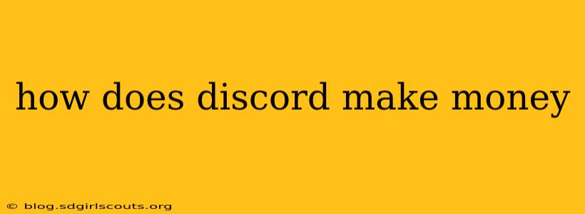 how does discord make money