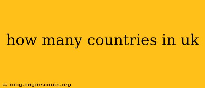 how many countries in uk