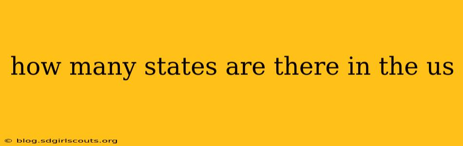 how many states are there in the us
