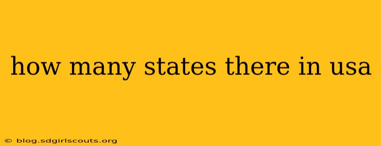 how many states there in usa