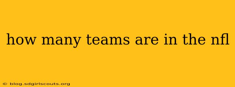 how many teams are in the nfl