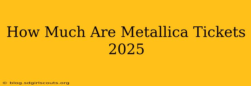 How Much Are Metallica Tickets 2025