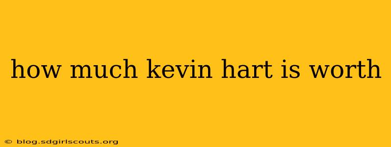 how much kevin hart is worth