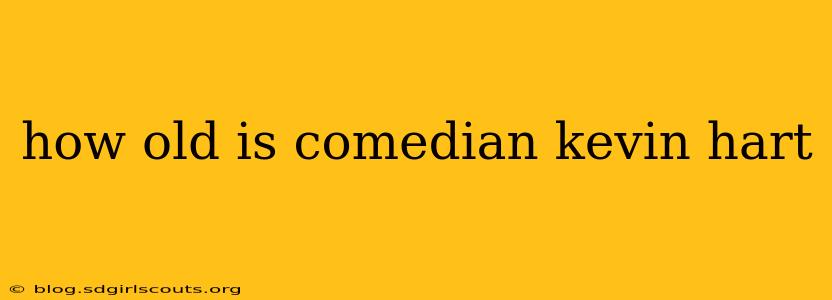 how old is comedian kevin hart
