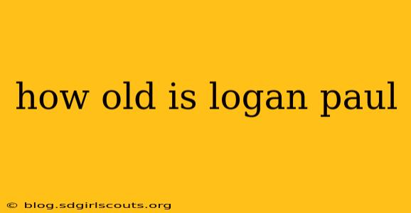 how old is logan paul