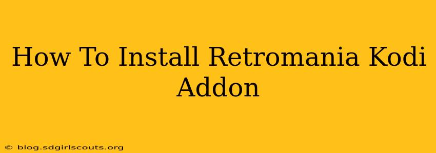 How To Install Retromania Kodi Addon