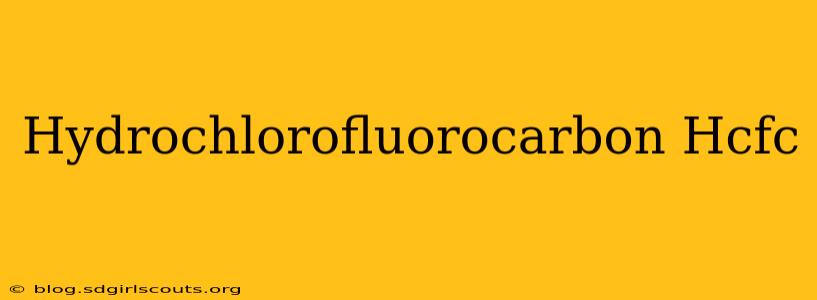 Hydrochlorofluorocarbon Hcfc