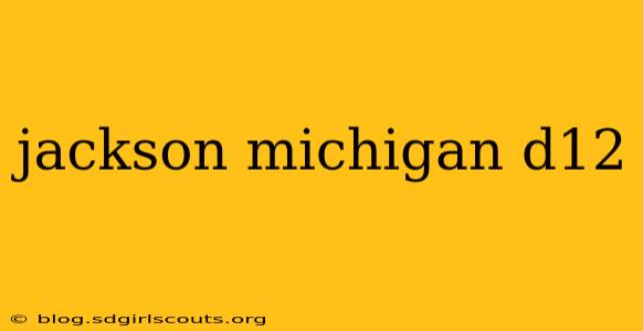 jackson michigan d12